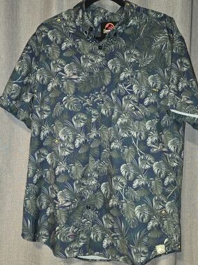 MENs JURASSIC PARK "CLEVER GIRL"KUNUFLEX Short Sleeve Shirt RSVLTS